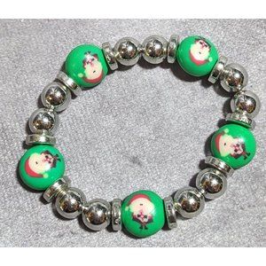 Kids Beaded Christmas Bracelet
